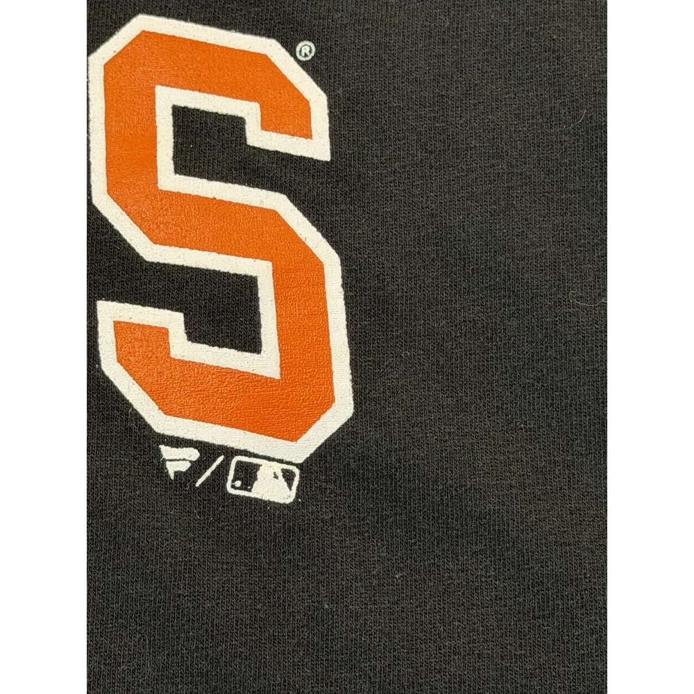Orioles Fanatics 6XL Black Tshirt (tiny flaw) 100% Cotton Like New - Picture 6 of 8